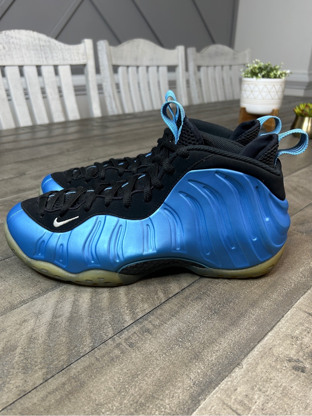 Nike Air Foamposite One University Blue Size 10 Men’s Penny Hardaway Rare